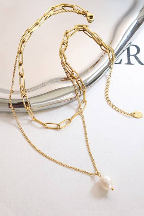 Salt & Pearl Necklace