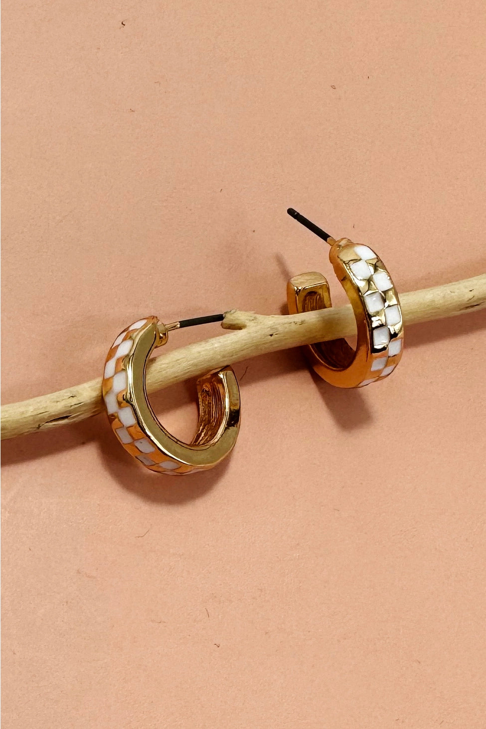 Check Me Out Mini Hoop Huggie Earring