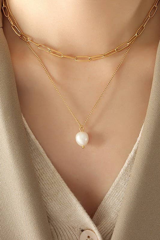 Salt & Pearl Necklace
