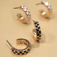 Check Me Out Mini Hoop Huggie Earring