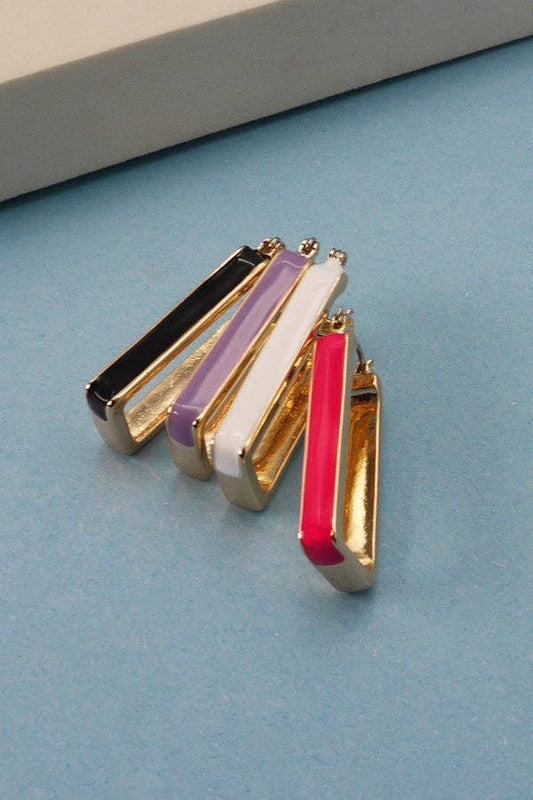 The Frame Huggie Earrings