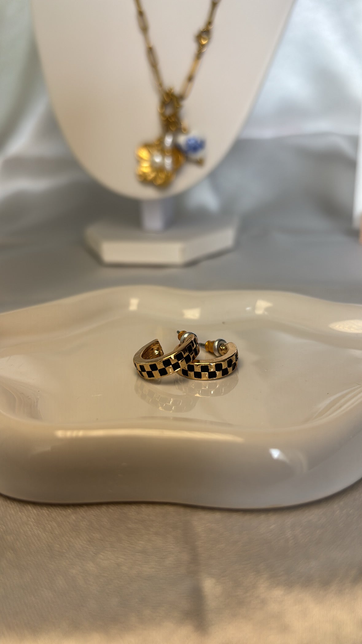 Check Me Out Mini Hoop Huggie Earring